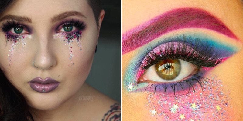 These Gorgeous Glitter Tears Will Add Some Sparkle To Your